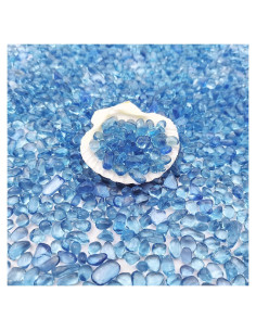 Piedras de vidrio marino Keedolla 0.42 kg para acuarios