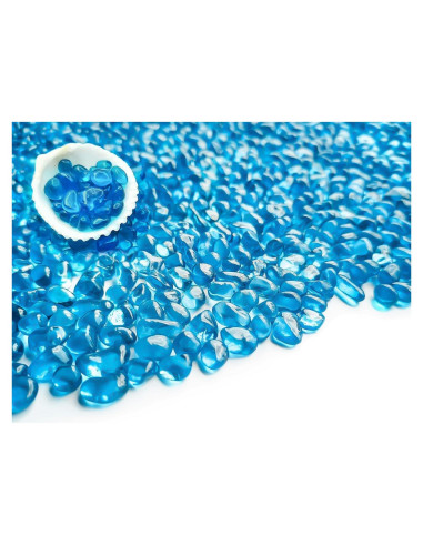 Grava Azul para Acuario Keedolla 1.42 kg Piedras Decorativas