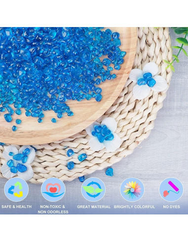 Grava Azul para Acuario Keedolla 1.42 kg Piedras Decorativas