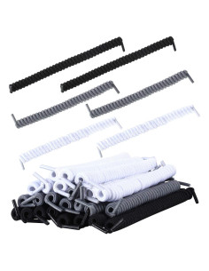 Cordones Elásticos Curly WILLBOND 12 Pares 120 cm Sin Nudos