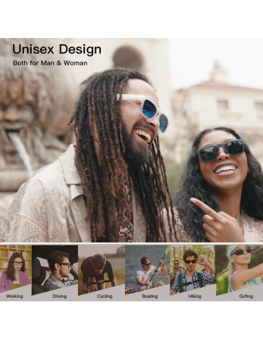 Gafas Inteligentes OhO Classic Pro con Altavoz Bluetooth UV400