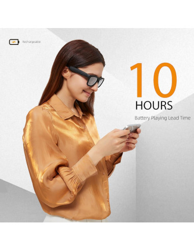 Gafas Inteligentes OhO Classic Pro con Altavoz Bluetooth UV400