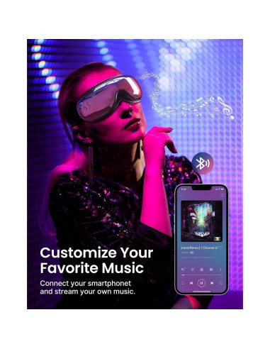 Masajeador de Ojos RENPHO EM001 con Calor y Bluetooth