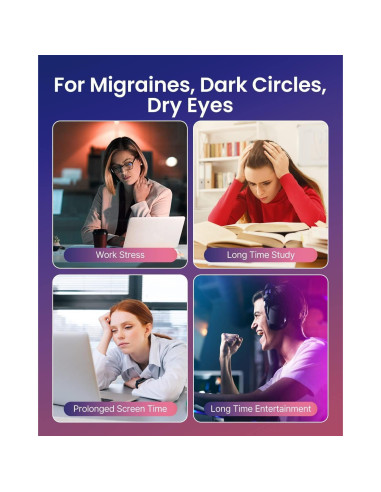 Masajeador de Ojos RENPHO EM001 con Calor y Bluetooth