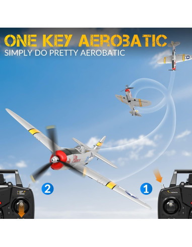 Avión RC VOLANTEXRC P-47 Thunderbolt 2.4GHz para Principiantes