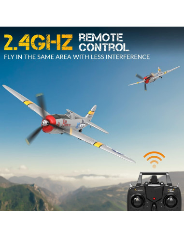Avión RC VOLANTEXRC P-47 Thunderbolt 2.4GHz para Principiantes