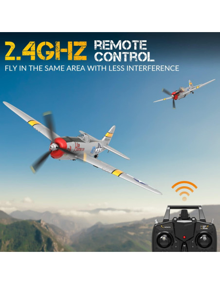 Avión RC VOLANTEXRC P-47 Thunderbolt 2.4GHz para Principiantes