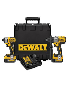 DEWALT Kit Taladro Percusión y Destornillador 20V DCK299P2