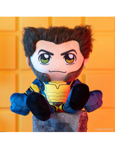 Peluche Deadpool 3 Wolverine 20 cm - Juguete Suave Chibi