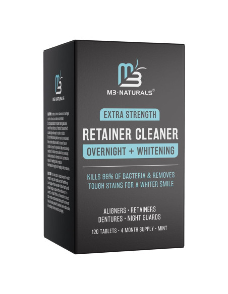 Limpiador de Retenedores Nocturno M3 Naturals 120 Tabletas