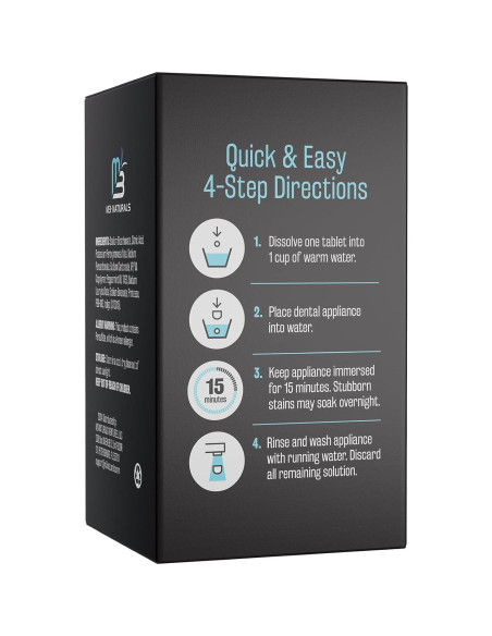 Limpiador de Retenedores Nocturno M3 Naturals 120 Tabletas