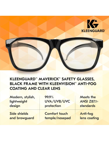 Gafas de Seguridad KleenGuard V30 Maverick Lentes Claros