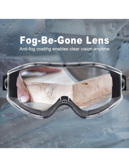 Gafas de Seguridad UKNOW Lente Clara Antiempañante