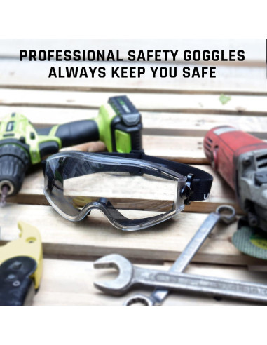 Gafas de Seguridad UKNOW Lente Clara Antiempañante