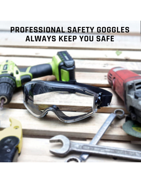 Gafas de Seguridad UKNOW Lente Clara Antiempañante