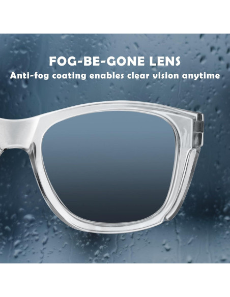 Gafas de Seguridad UKNOW - Lentes Antivaho - Protección UV