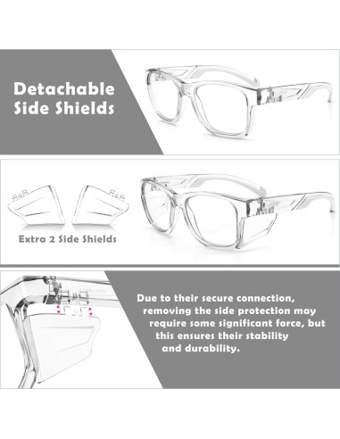 Gafas de Seguridad UKNOW - Lentes Antivaho - Protección UV