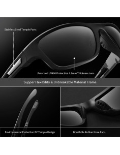 Gafas de Sol Deportivas SUOSO Polarizadas UV400 Unisex 2