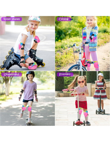 Conjunto de Protección Infantil PAMAID Unicornio Rosa 7 en 1