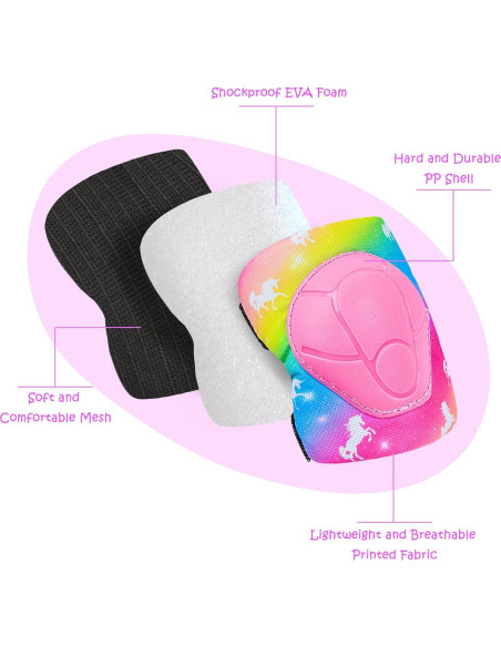 Conjunto de Protección Infantil PAMAID Unicornio Rosa 7 en 1