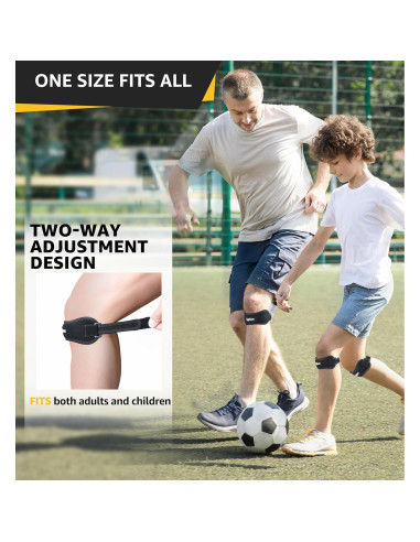 2 Correas de Rodilla Ajustables HGBOO para Tendón Patelar