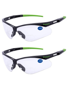 Gafas de Seguridad ProtectX Bifocales 1.0 Antivaho Paquete 2