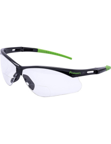 Gafas de Seguridad ProtectX Bifocales 1.0 Antivaho Paquete 2