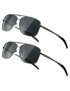 Gafas de sol polarizadas SUNGAIT para hombres con marco metal
