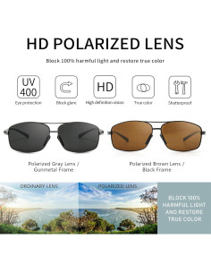 Gafas de sol polarizadas SUNGAIT 2 en 1 con protección UV400 2