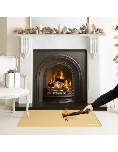 Alfombra Protectora Resistente al Fuego FLASLD 61x107 cm