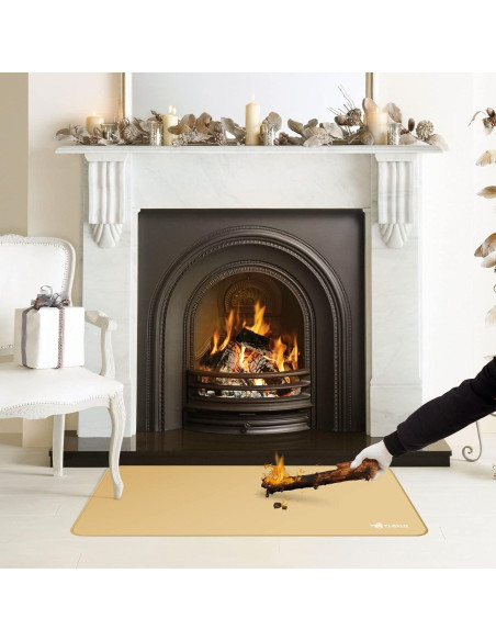 Alfombra Protectora Resistente al Fuego FLASLD 61x107 cm