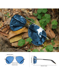 Gafas de sol aviador ROCKNIGHT UV400 polarizadas 58mm 2