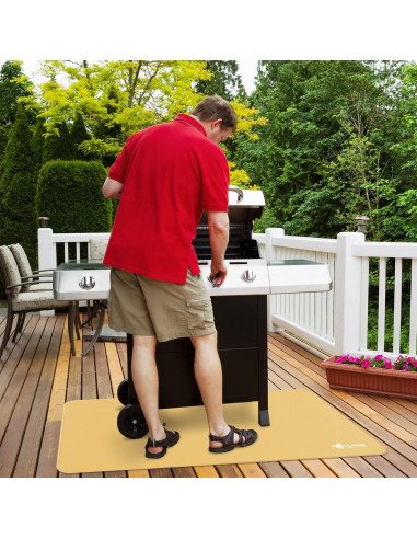 Alfombra Protectora Resistente al Fuego FLASLD 61x107 cm