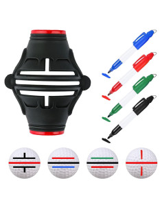 Plantilla Marcador de Pelotas de Golf MAGOLFIN con 4 Colores