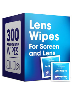 Toallitas Limpiadoras OPTEEL 300ct para Pantallas Sin Rayas