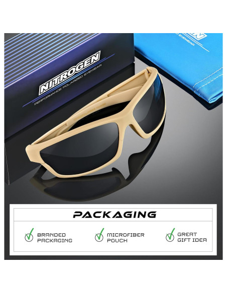 Gafas de sol deportivas Nitrogen polarizadas UV400 unisex