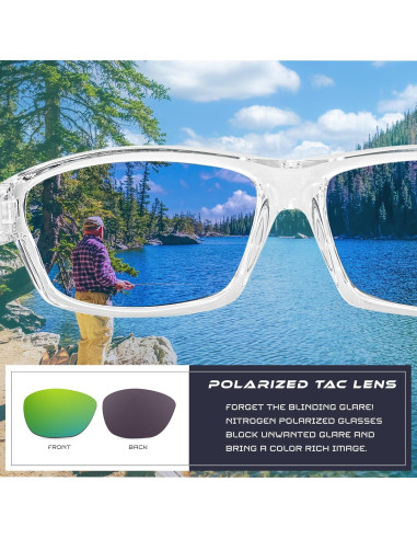 Gafas de sol deportivas Nitrogen polarizadas UV400 unisex