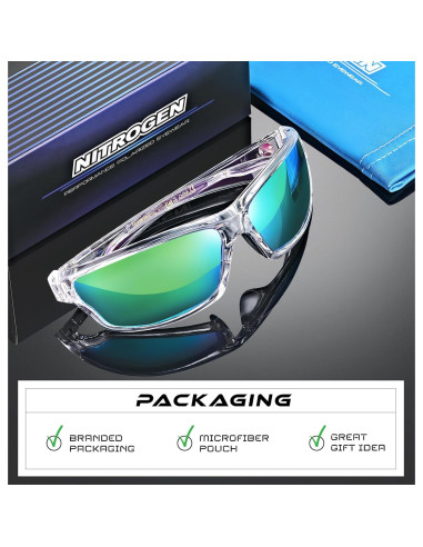Gafas de sol deportivas Nitrogen polarizadas UV400 unisex
