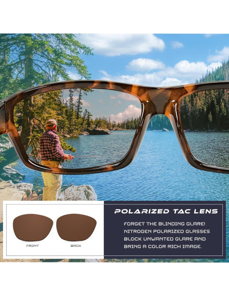 Gafas de sol deportivas Nitrogen polarizadas UV400 unisex