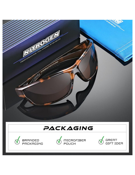 Gafas de sol deportivas Nitrogen polarizadas UV400 unisex