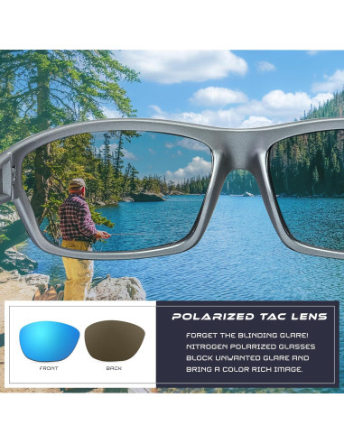 Gafas de sol deportivas Nitrogen polarizadas UV400 unisex