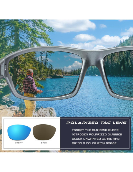 Gafas de sol deportivas Nitrogen polarizadas UV400 unisex