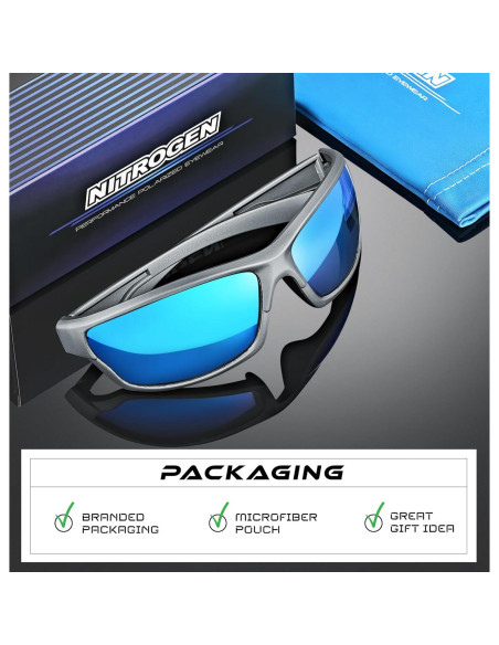 Gafas de sol deportivas Nitrogen polarizadas UV400 unisex