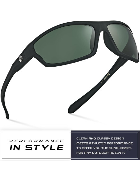 Gafas de sol deportivas Nitrogen polarizadas UV400 unisex