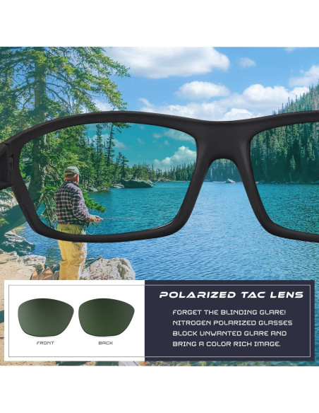 Gafas de sol deportivas Nitrogen polarizadas UV400 unisex