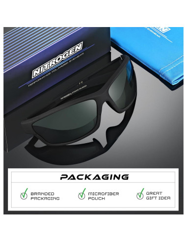Gafas de sol deportivas Nitrogen polarizadas UV400 unisex