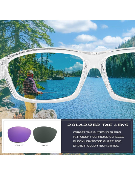 Gafas de sol deportivas Nitrogen polarizadas UV400 unisex