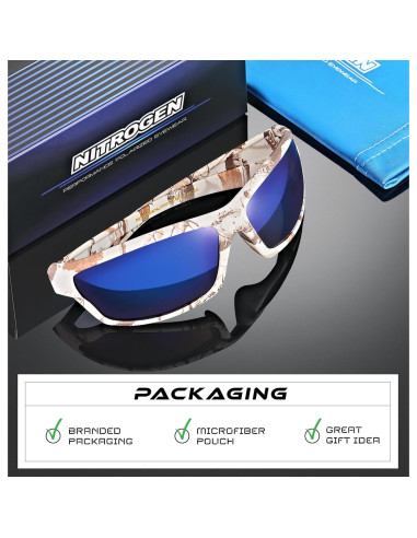 Gafas de sol deportivas Nitrogen polarizadas UV400 unisex