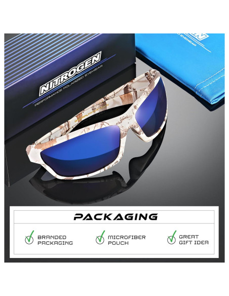 Gafas de sol deportivas Nitrogen polarizadas UV400 unisex