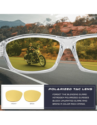 Gafas de sol deportivas Nitrogen polarizadas UV400 unisex